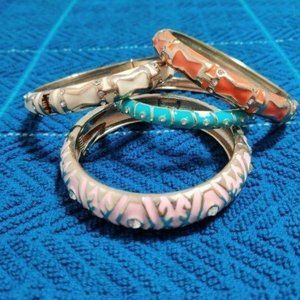 4 Sequin Bangle Bracelets